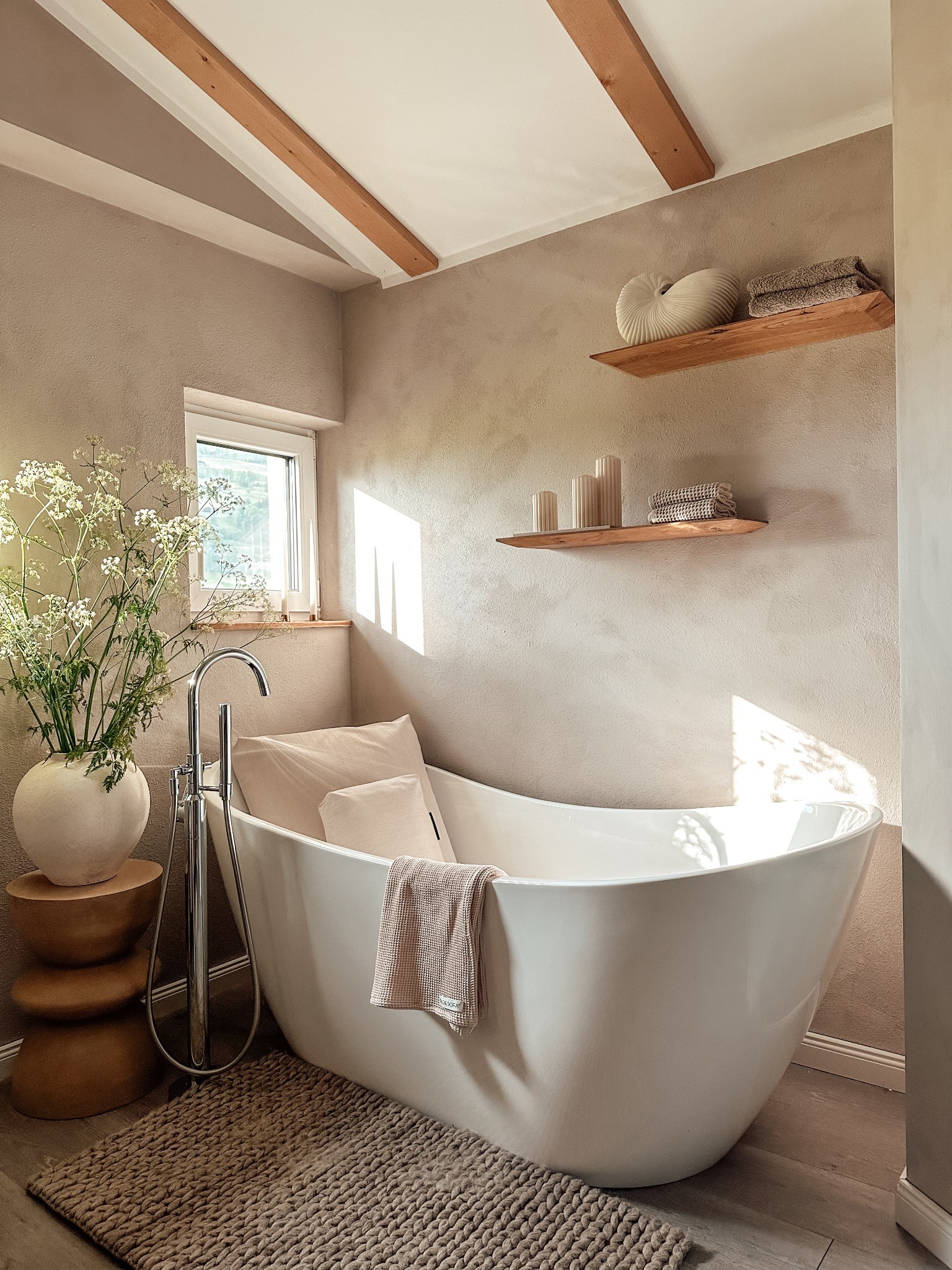 Freistehende Badewanne